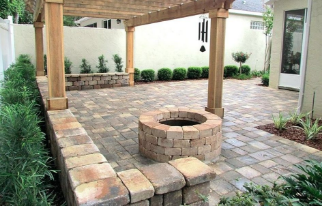 An example of a recent project to create a backyard paved patio.